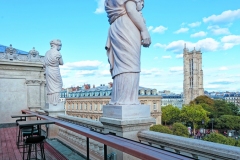 Terrasse Nijinski, retour des sculptures allégoriques
