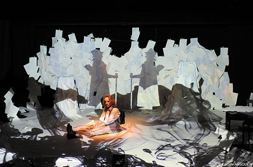 Mémoires d’un fou de Flaubert, mise en scène Sterenn Guirriec - Photo © Camille Ansquer