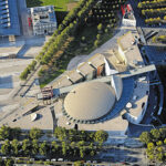 Vue aérienne de la Philharmonie 2 - Photo © Philippe Guignard