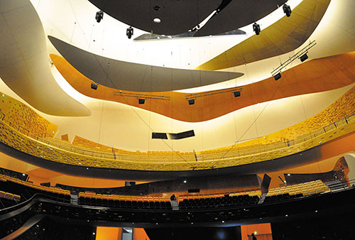 Vue de la salle à partie de la scène - Photo © François Vatin