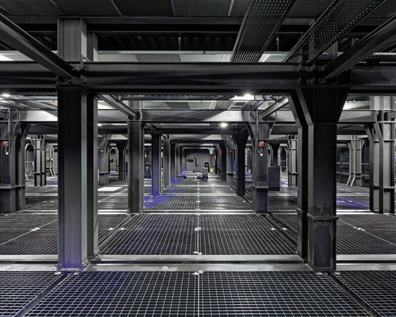 Gril de la salle modulable, salle des Possibles