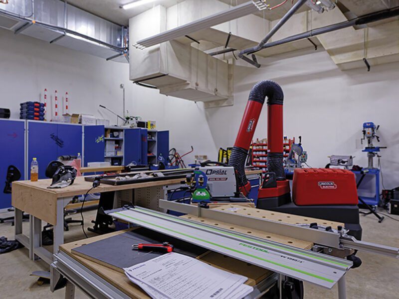 Atelier bois métal, maintenance