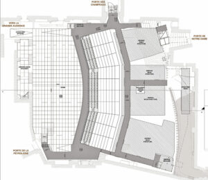 Plan de niveau à - 0,60 m - Document © Groupe Guillet