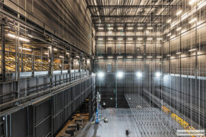 Vue longitudinale de la cage de scène - Photo © Régis Golay