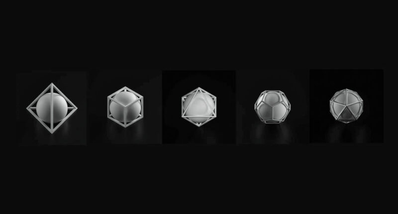 Sphere in Open Platonic Solids' series - Photo © Studio Joanie Lemercier