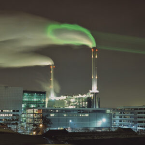 HeHe, Nuage vert à Ivry - Photo © HeHe