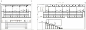 Plans de coupes (petite salle) - Document © AMG Féchoz