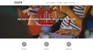 Page d’accueil du site prevention-spectacle.fr