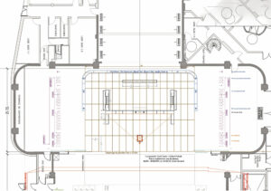 Plan d’implantation à la MC93 - Document © MxM