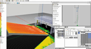 Simulation de couverture du gradin, logiciel Soundvision - Document © EPPGHV
