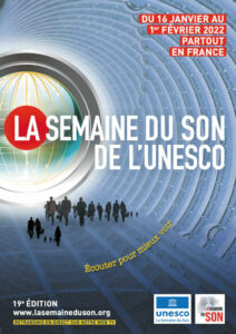 Affiche de la Semaine du Son de l’UNESCO