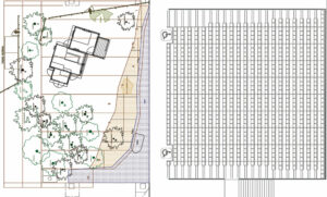 Plan d’implantation, cour du Lycée Saint-Joseph - Document © Ruimtevaarders