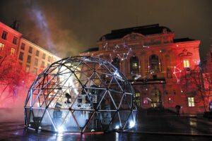 Synergetics - Let there be light, Place des Célestins, Lyon - Photo © Muriel Chaulet