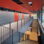 Foyer haut, distribution verticale des niveaux 2 et 3