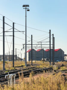 Élévation nord, fresque de l’artiste plasticien Malte Martin - Photo © David Fugere