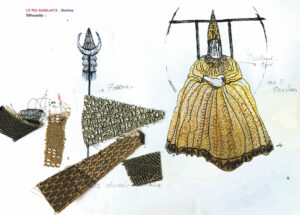 Extrait du dossier de préparation costume – Photo © I.Fuchs