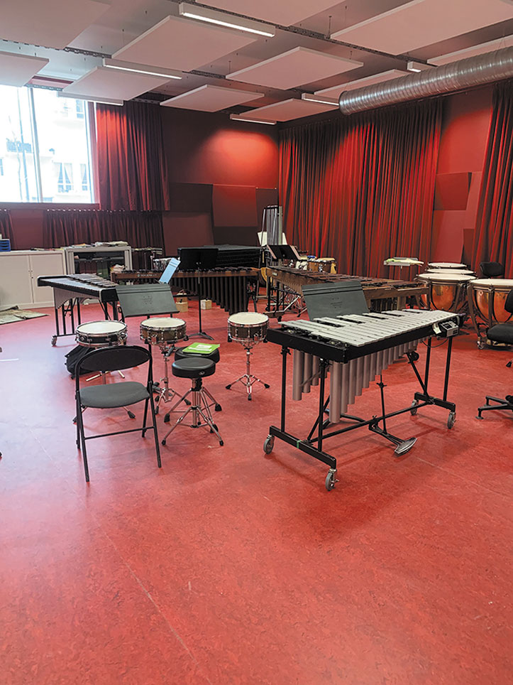 Salle des percussions - Photo © Nicolas Pillet