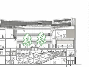 Coupe de l’auditorium – Document Tetrarc