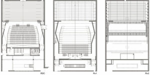 Plan de détails de la grande salle - Document © Atelier d’architecture King Kong
