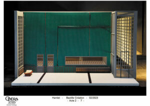 Le mur, maquette d’Ania Goldanowska - Photo © Opéra Bastille