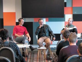Conférence “Repenser les tournées, un enjeu écologique” aux JTSE 2022 – Photo © Aurélien Escuriol