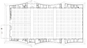 Pavillon d’expositions, niveau rez-de-chaussée - Document © Chaix & Morel et Associés