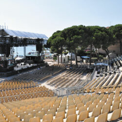 Tribunes démontables, Jazz à Juan, Pinède Gould