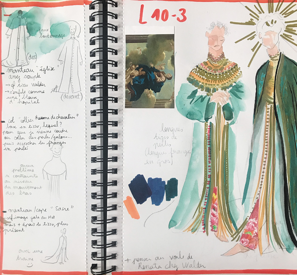 Recherche des costumes - Document © Suzanne Devaux