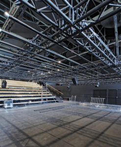 Salle de la Coupole, continuité scène/salle