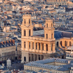 Église Saint-Sulpice, depuis la Tour Montparnasse - Photo DR