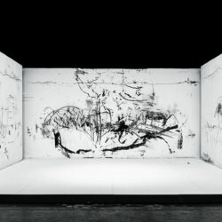 Décor après, la trace du micro - Photo © Baro d’Evel