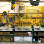 Établi de l’atelier serrurerie