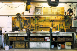 Établi de l’atelier serrurerie