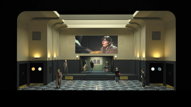 Vue de la maquette pour une scène déterminée - Photo © Christophe Engels © Ruimtevaarders