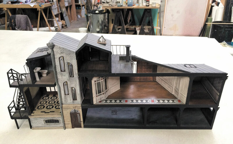 Maquette, atelier - Photo © Amélie Kiritzé-Topor