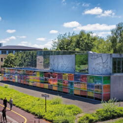 Vue d'ensemble depuis la gare du RER D