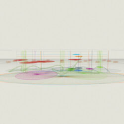 IanniX, spatialisation sonore 3D - Exposition internationale Yeosu, Corée du Sud (2012) - Photo © Charles de Meaux, Thierry Coduys, Guillaume Jacquemin et Michel Deluc