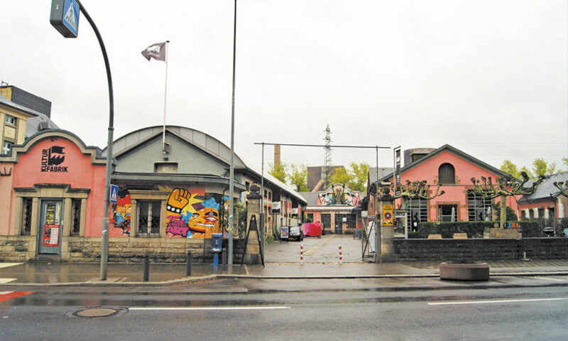 L’entrée de la Kulturfabrik