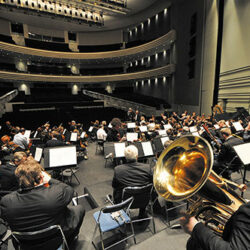 Vue de la salle 2000 pendant que l'Oural répète