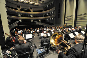 Vue de la salle 2000 pendant que l'Oural répète