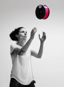 Sarah Goldberg, spécialiste de l’impression 3D artistique - Photo © Bagel Lab