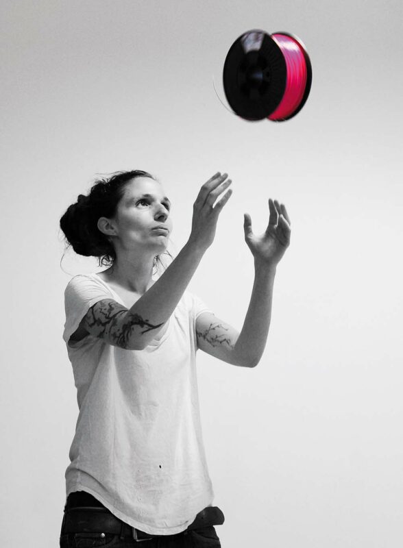 Sarah Goldberg, spécialiste de l’impression 3D artistique - Photo © Bagel Lab