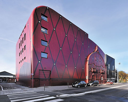 1ère tranche, façade Est boulevard Victor Hugo, accès décors