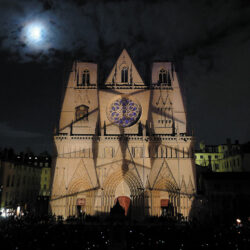 Le Chant de la Pierre, Festival des Lumières, Cathédrale Saint-Jean à Lyon