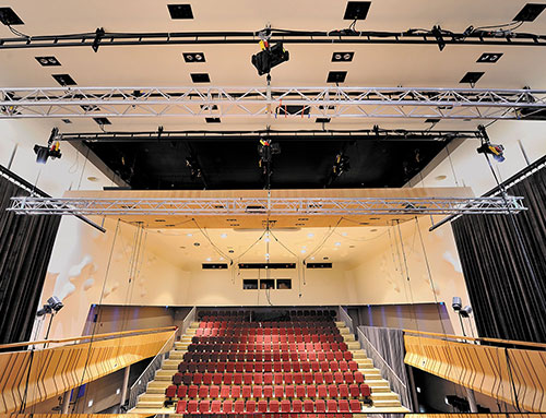 Vue générale sur l'auditorium