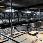 Scène en construction, passerelle transversale (GSA)