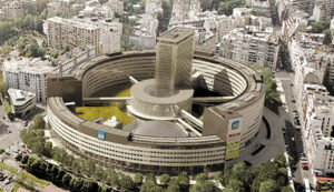 Vue aérienne de la Maison de la Radio - Photo © Radio France