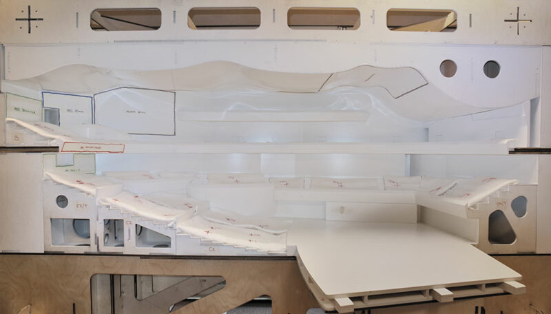 Maquette de l'auditorium