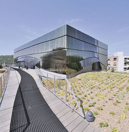 Passerelle belvédère, accès public, rez-de-chaussée haut