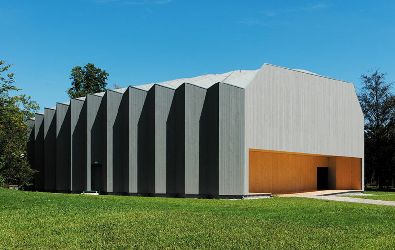 Le pavillon terminé - Photo © Ilke Kramer